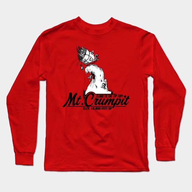 Mt Crumpit - Climb to the Tip Top! Long Sleeve T-Shirt by SkprNck